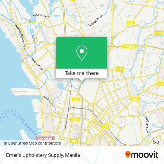 Emer's Upholstery Supply map