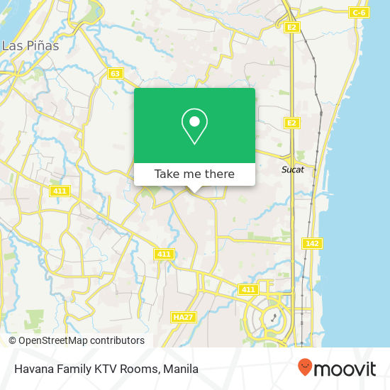 Havana Family KTV Rooms map