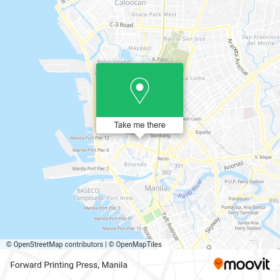Forward Printing Press map