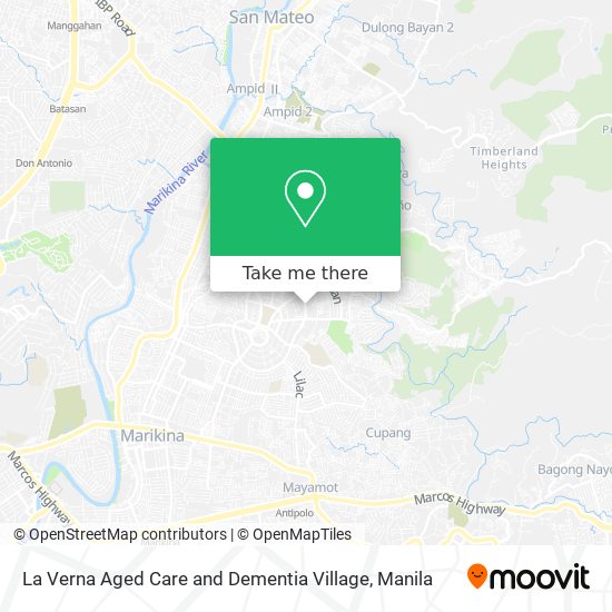 La Verna Aged Care and Dementia Village map