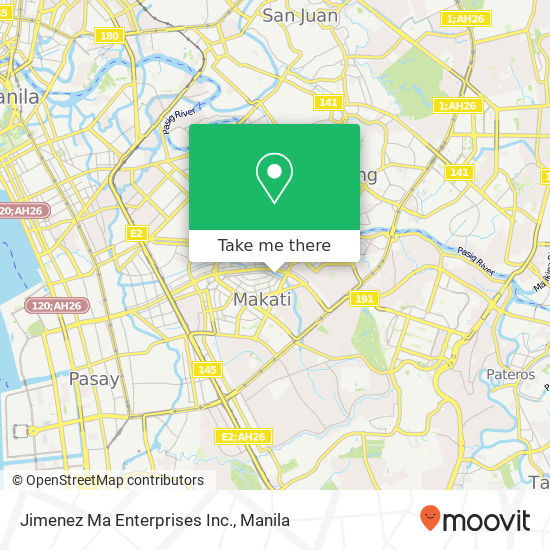 Jimenez Ma Enterprises Inc. map