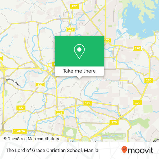 The Lord of Grace Christian School map