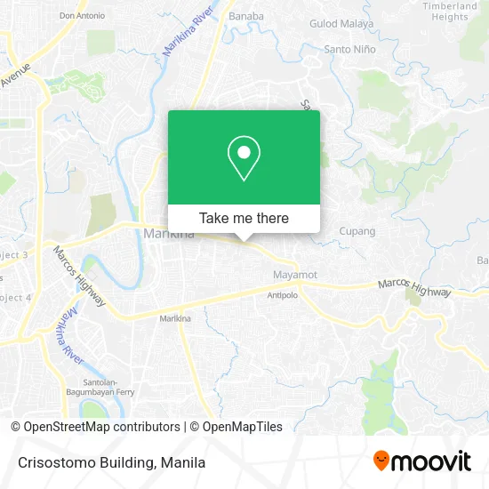 Crisostomo Building map