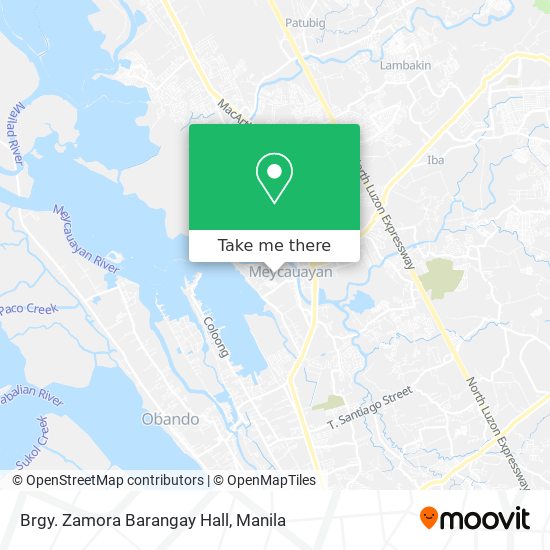 Brgy. Zamora Barangay Hall map