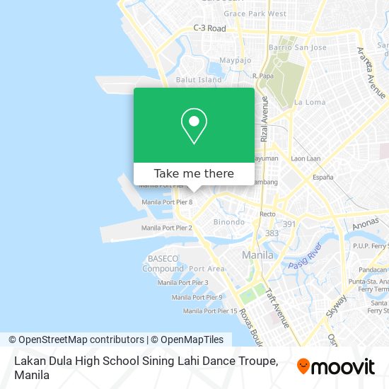 Lakan Dula High School Sining Lahi Dance Troupe map