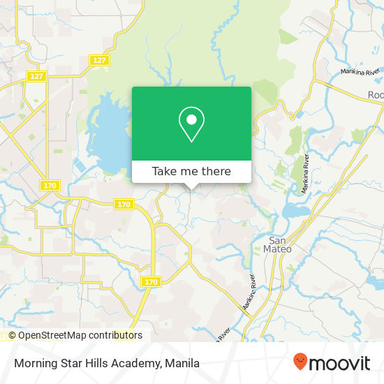 Morning Star Hills Academy map
