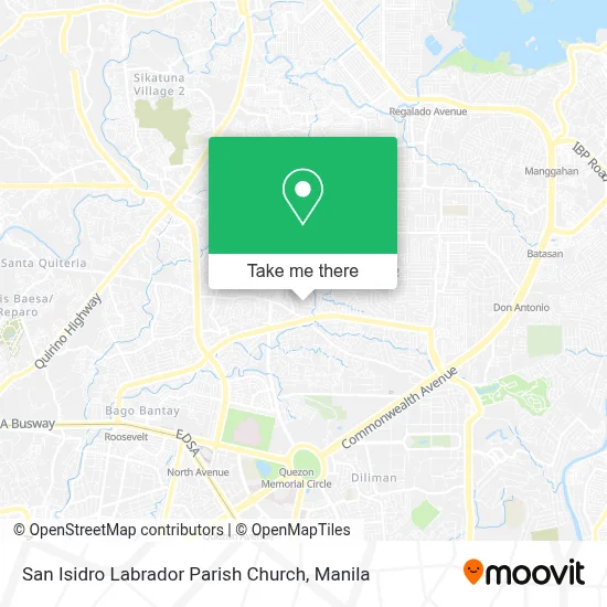 San Isidro Labrador Parish Church map