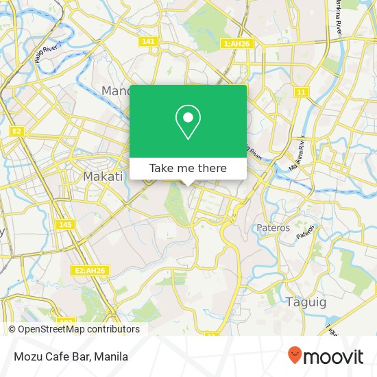 Mozu Cafe Bar map