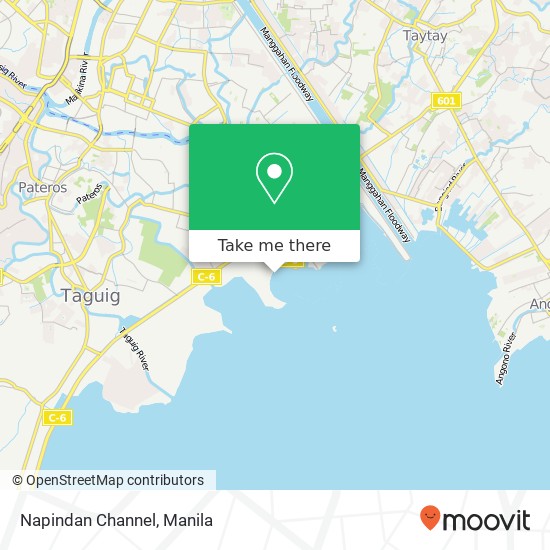 Napindan Channel map