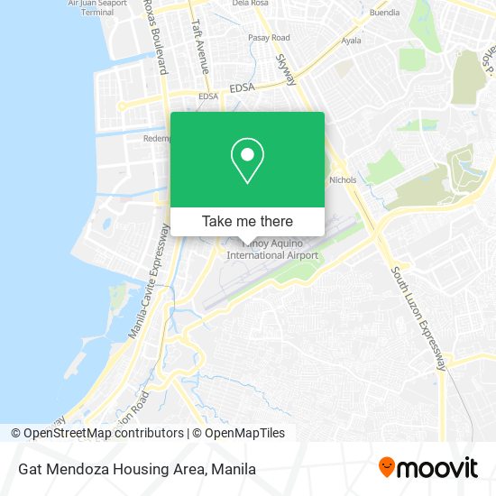 Gat Mendoza Housing Area map