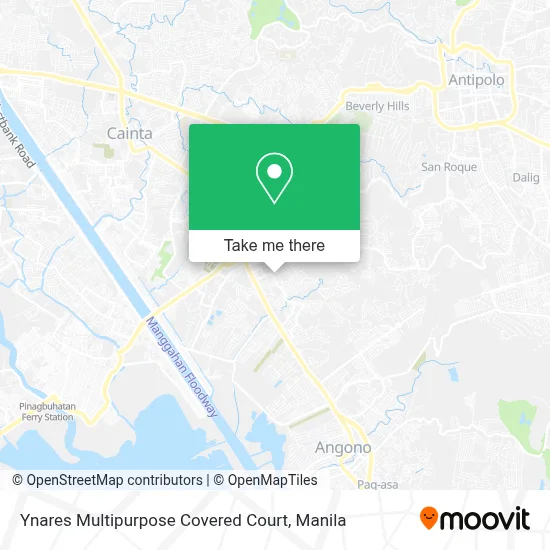 Ynares Multipurpose Covered Court map