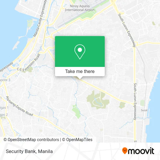 Security Bank map
