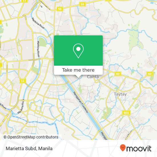 Marietta Subd map