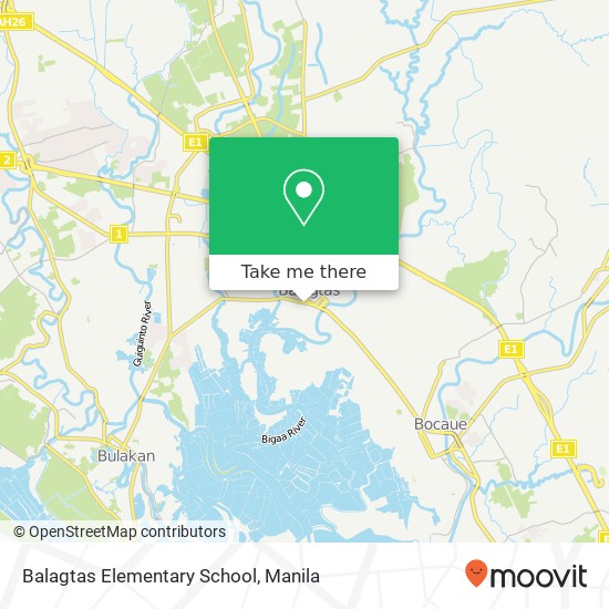Balagtas Elementary School map
