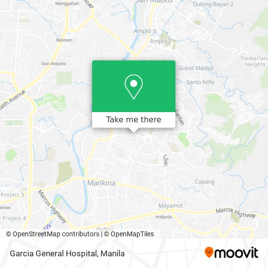 Garcia General Hospital map