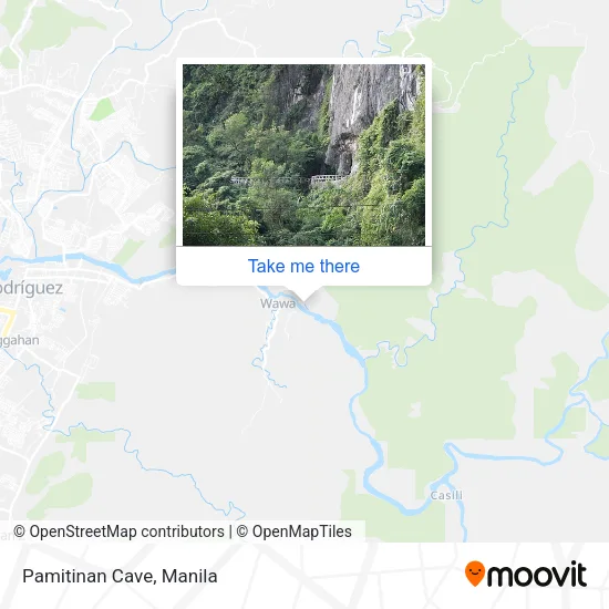 Pamitinan Cave map