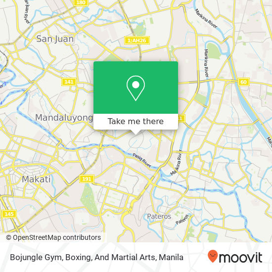Bojungle Gym, Boxing, And Martial Arts map