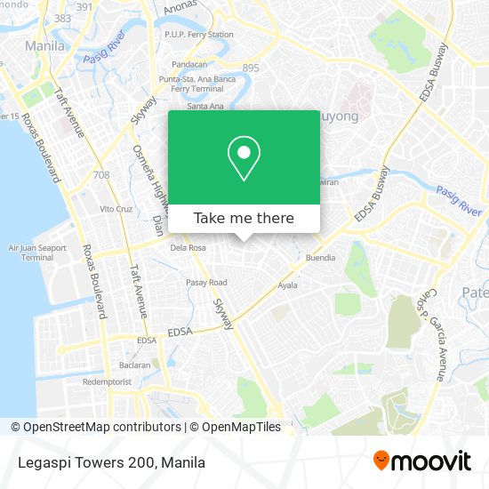 Legaspi Towers 200 map