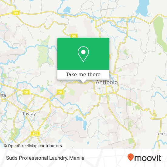 Suds Professional Laundry map