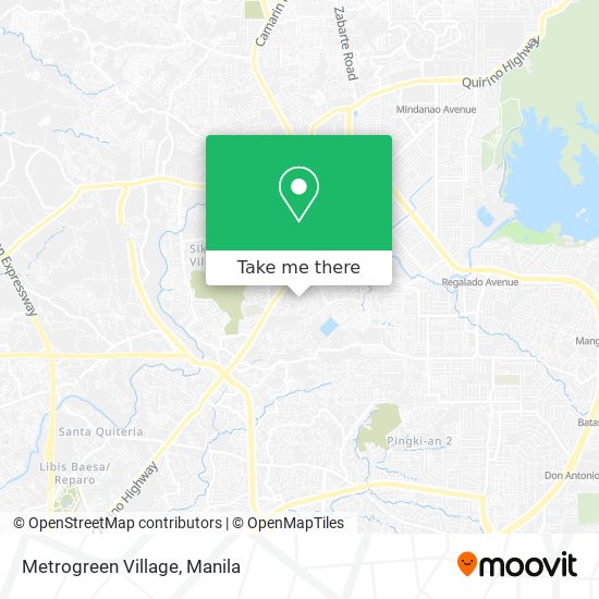 Metrogreen Village map