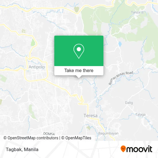 Tagbak map
