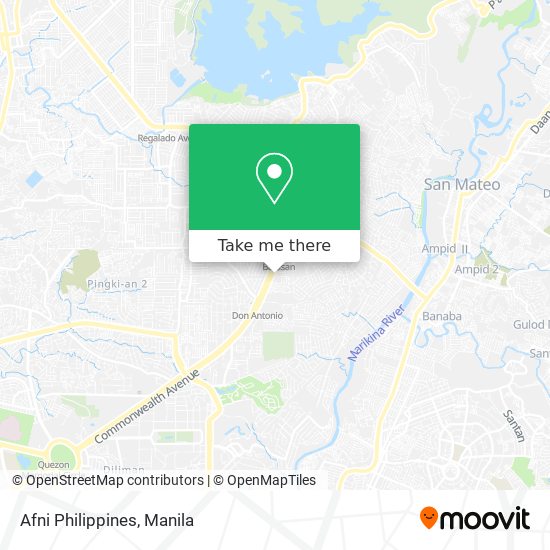 Afni Philippines map