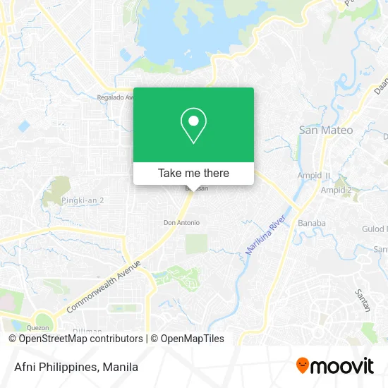 Afni Philippines map