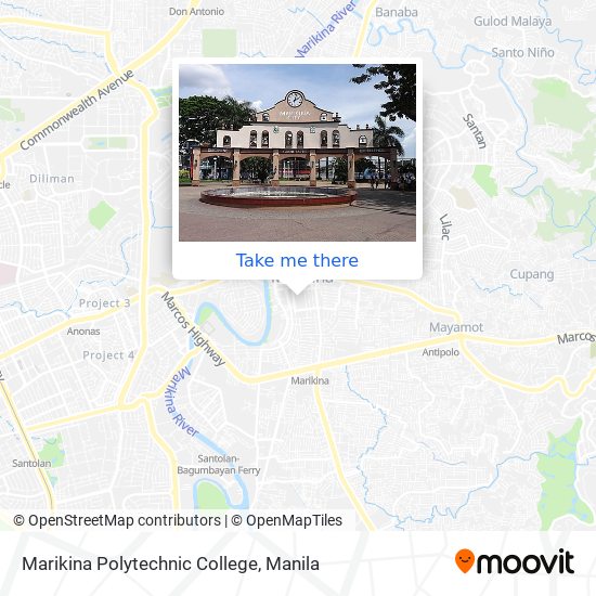 Marikina Polytechnic College map