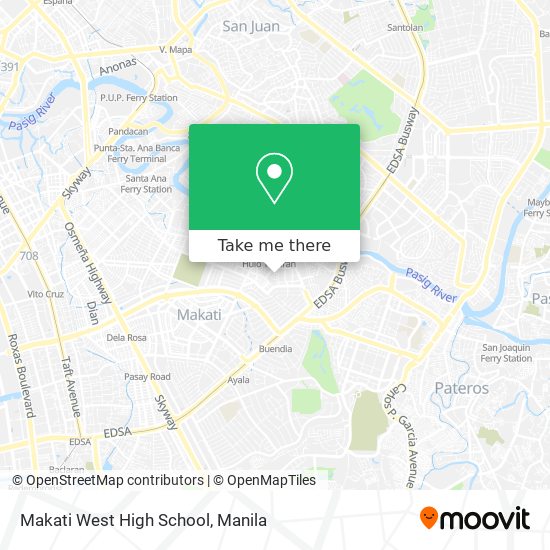 Makati West High School map