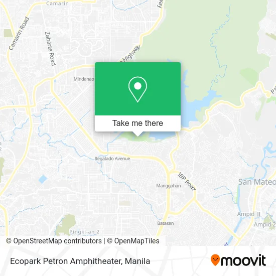 Ecopark Petron Amphitheater map