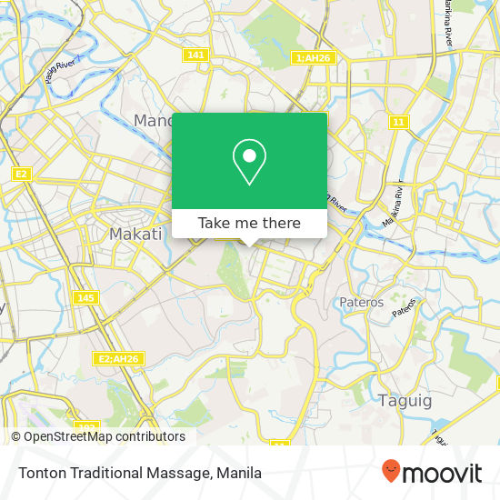Tonton Traditional Massage map