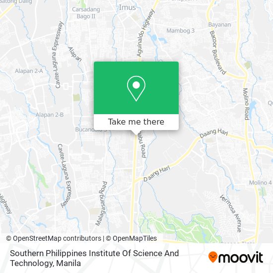 Southern Philippines Institute Of Science And Technology map