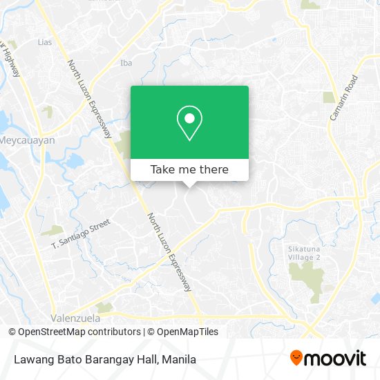 Lawang Bato Barangay Hall map
