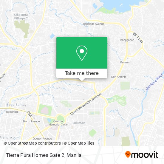 Tierra Pura Homes Gate 2 map