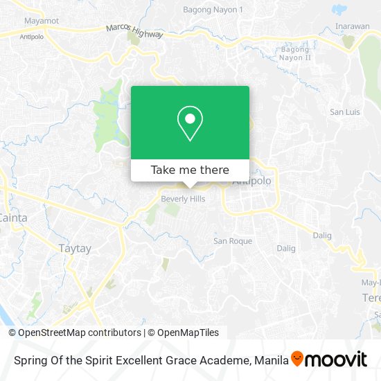 Spring Of the Spirit Excellent Grace Academe map