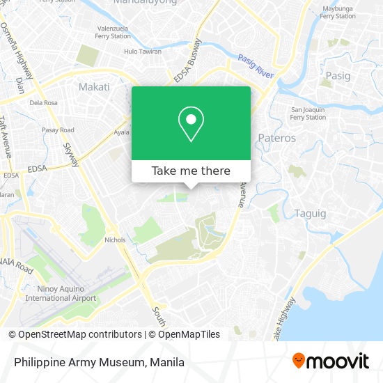 Philippine Army Museum map