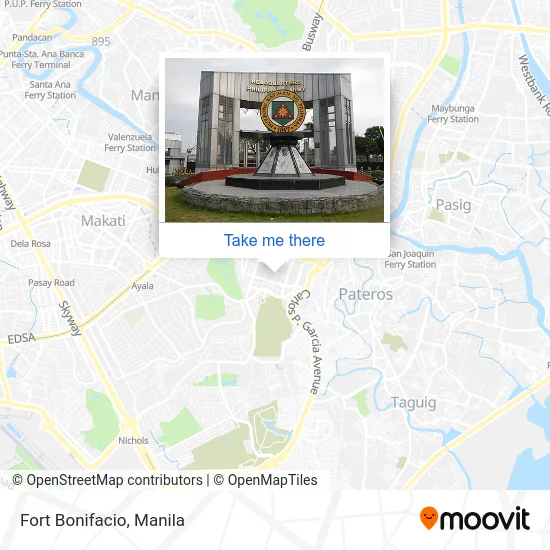 Fort Bonifacio map
