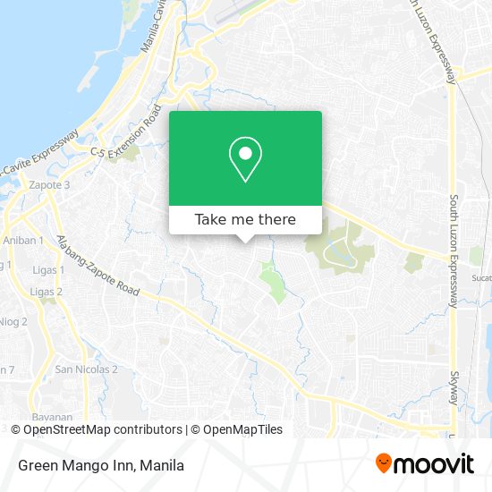 Green Mango Inn map