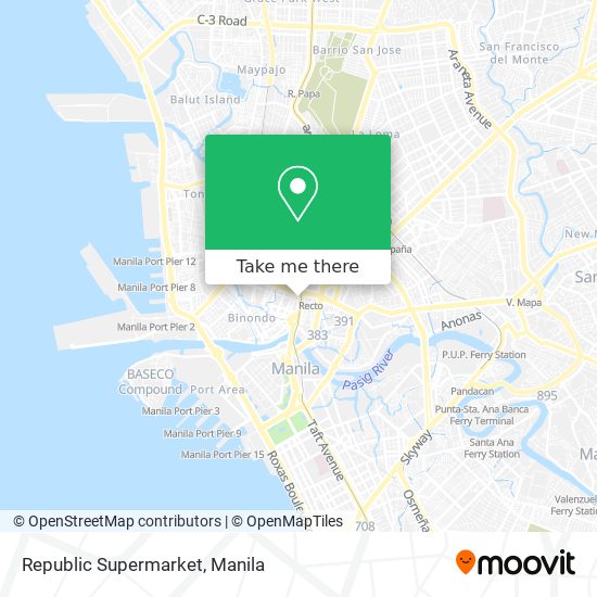 Republic Supermarket map