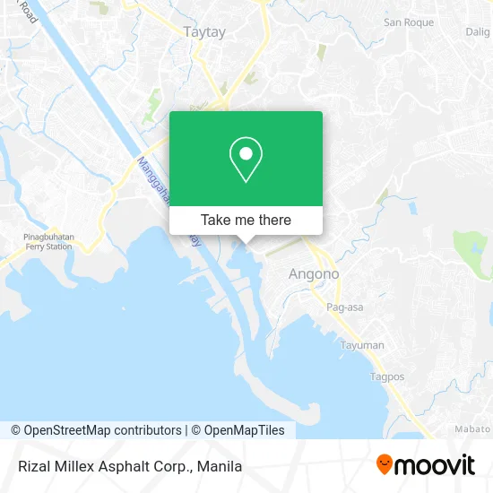Rizal Millex Asphalt Corp. map