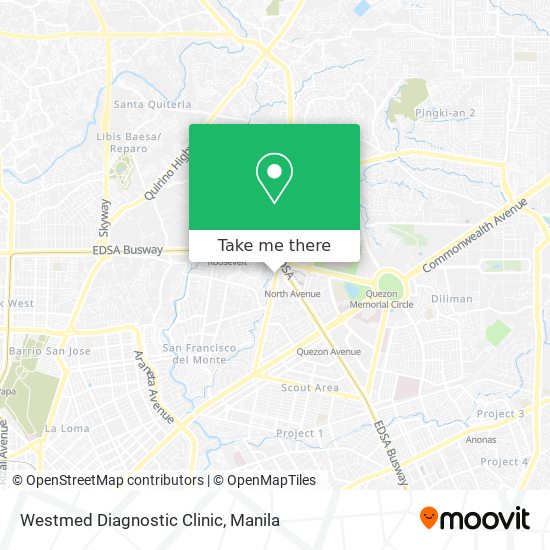 Westmed Diagnostic Clinic map
