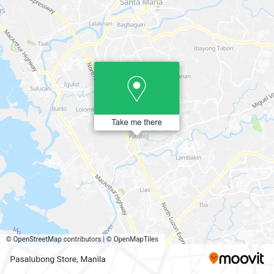 Pasalubong Store map