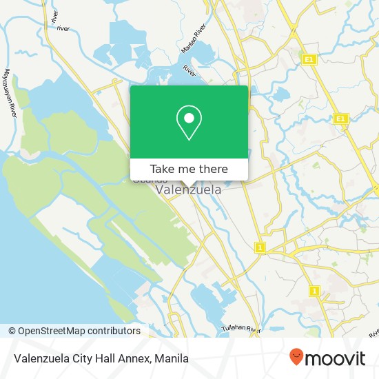 Valenzuela City Hall Annex map