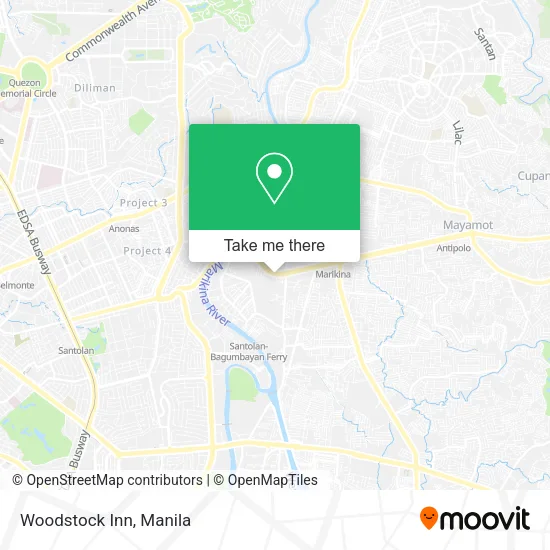 Woodstock Inn map