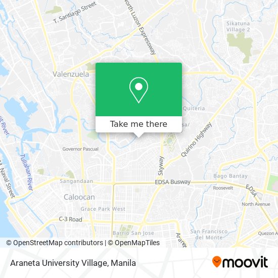 Araneta University Village map