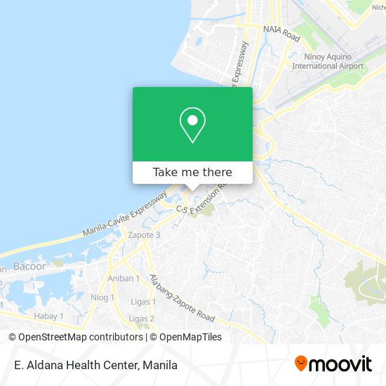 E. Aldana Health Center map