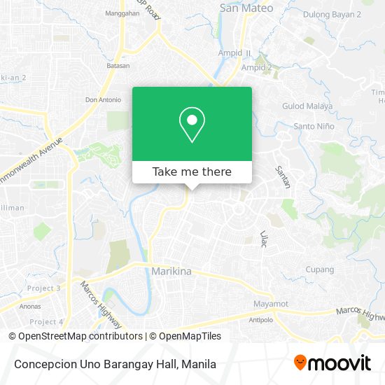 Concepcion Uno Barangay Hall map