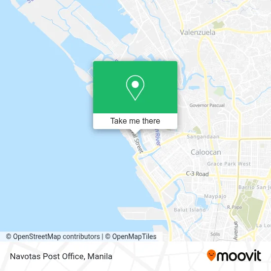 Navotas Post Office map