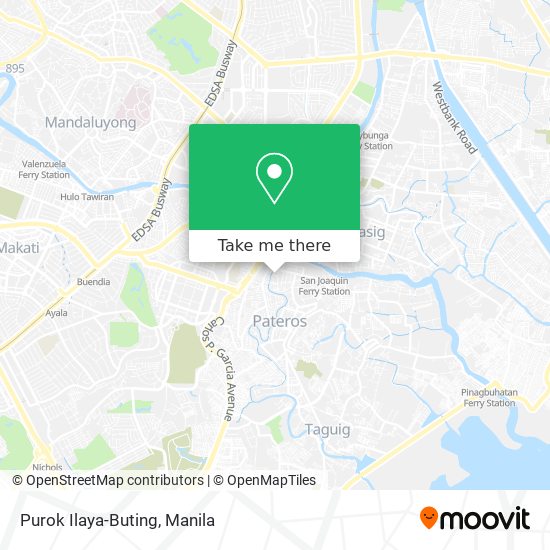 Purok Ilaya-Buting map