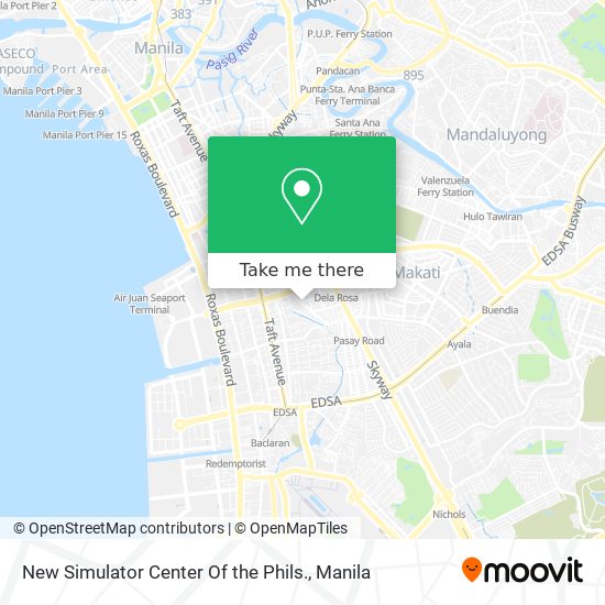 New Simulator Center Of the Phils. map
